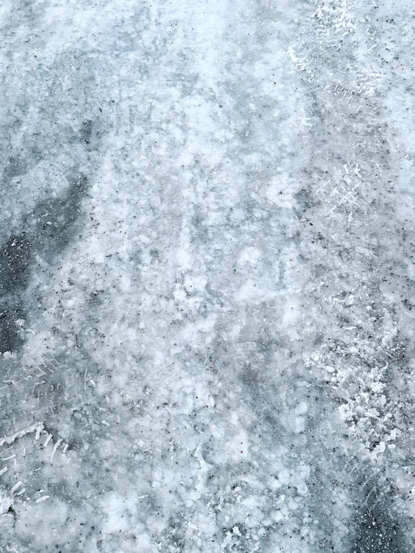 Snowy road surface